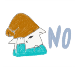 CityGirlCat in Paris sticker #11740111