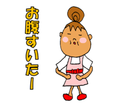 cute girl of house sticker #11740219