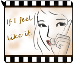 Forgive me with smile (English version) sticker #11740713