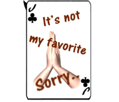 Forgive me with smile (English version) sticker #11740722