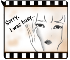 Forgive me with smile (English version) sticker #11740729