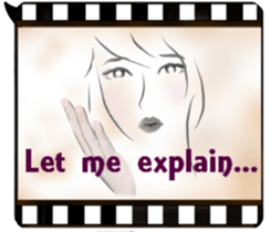 Forgive me with smile (English version) sticker #11740737