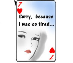 Forgive me with smile (English version) sticker #11740744