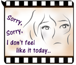 Forgive me with smile (English version) sticker #11740745
