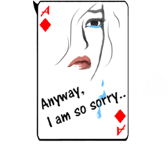 Forgive me with smile (English version) sticker #11740748