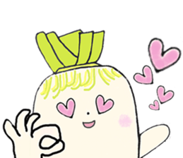 Loveli Dikon radish sticker #11741106