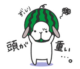 Lop Bunny, SHARIKICHI ~SUMMER!~ sticker #11741155