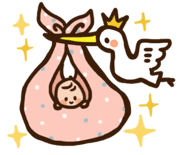 Pregnant women sticker sticker #11741473