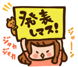 Pregnant women sticker sticker #11741474