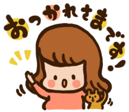 Pregnant women sticker sticker #11741477