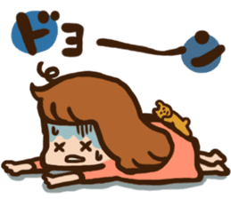 Pregnant women sticker sticker #11741479