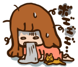 Pregnant women sticker sticker #11741483