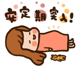 Pregnant women sticker sticker #11741486