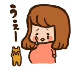 Pregnant women sticker sticker #11741488