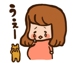 Pregnant women sticker sticker #11741488