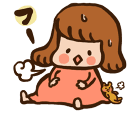 Pregnant women sticker sticker #11741492