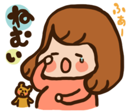 Pregnant women sticker sticker #11741493