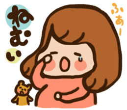 Pregnant women sticker sticker #11741493