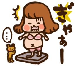 Pregnant women sticker sticker #11741496