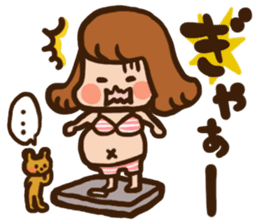 Pregnant women sticker sticker #11741496