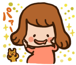 Pregnant women sticker sticker #11741498