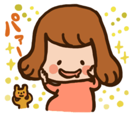 Pregnant women sticker sticker #11741498