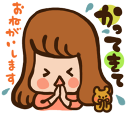 Pregnant women sticker sticker #11741502