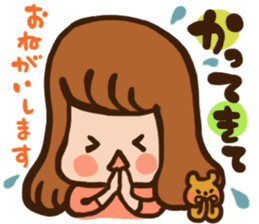 Pregnant women sticker sticker #11741502