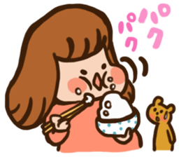 Pregnant women sticker sticker #11741503