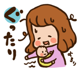 Pregnant women sticker sticker #11741509