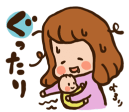 Pregnant women sticker sticker #11741509