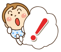 Sticker of Baby sticker #11741572