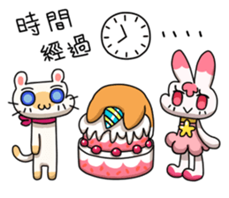 Egg kitty friends not normal Daily life2 sticker #11741786