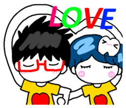 Tooth sister and dad even Acha sticker #11741873