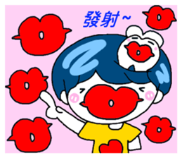 Tooth sister and dad even Acha sticker #11741875