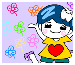 Tooth sister and dad even Acha sticker #11741909