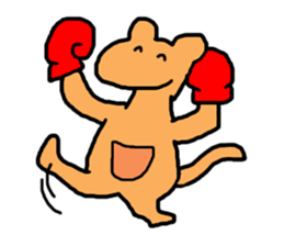 Kangaroo Taro sticker #11741920