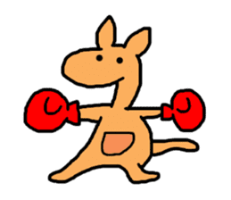 Kangaroo Taro sticker #11741940