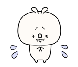 Loose loose rabbit. 1 sticker #11742269