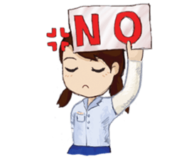 Small peach sixth-grade life sticker #11742317