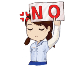 Small peach sixth-grade life sticker #11742317