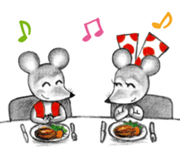 Little Mouse's Vest sticker #11743305