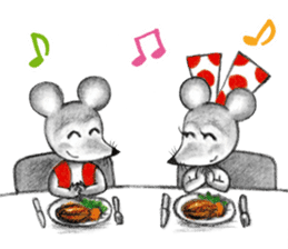 Little Mouse's Vest sticker #11743305