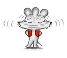 Little Mouse's Vest sticker #11743308