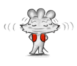 Little Mouse's Vest sticker #11743308