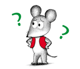 Little Mouse's Vest sticker #11743330