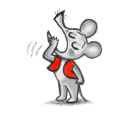 Little Mouse's Vest sticker #11743335