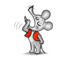 Little Mouse's Vest sticker #11743335