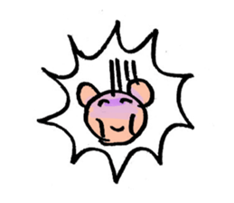 animal shout sticker #11743787