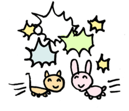 animal shout sticker #11743806